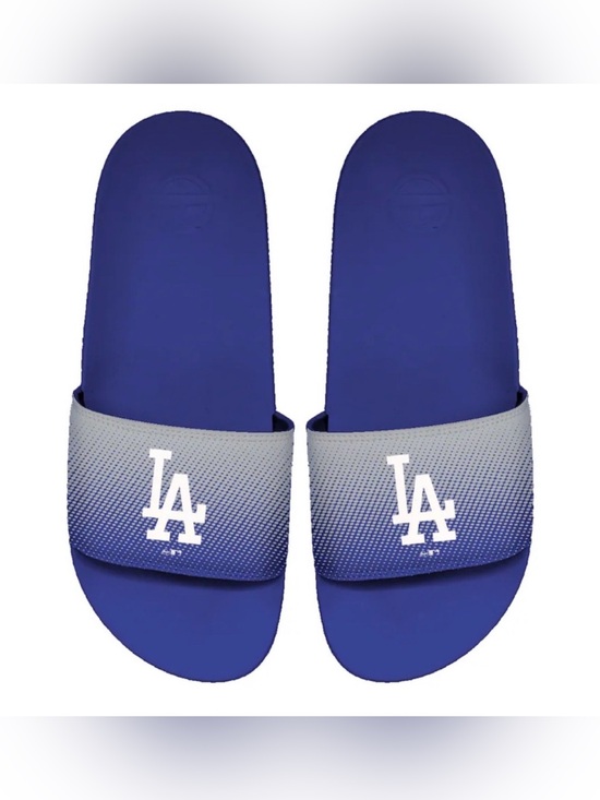 iSlide Other - NEW [ISlide] Los Angeles Dodgers MLB Gradient Motto Slide Sandals Men’s Sz 7/8
